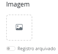 Seção de imagem no cadastro de pessoa
