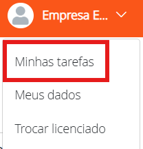 Minhas tarefas