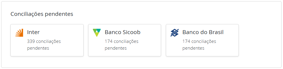Conciliações pendentes