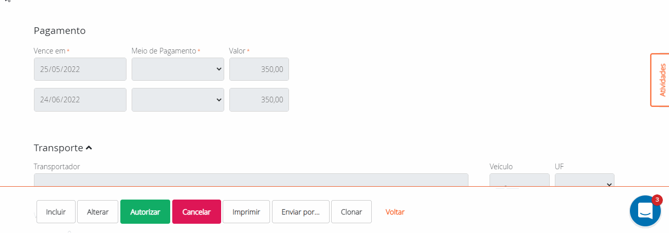 Pagamentos