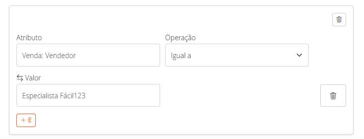 Filtrando vendas por vendedor