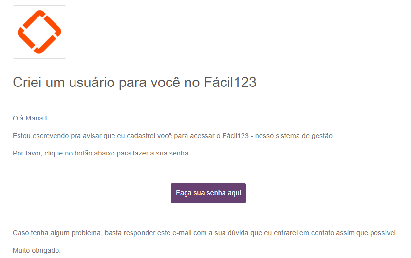 Incluindo Usuários