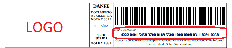 Chave de acesso