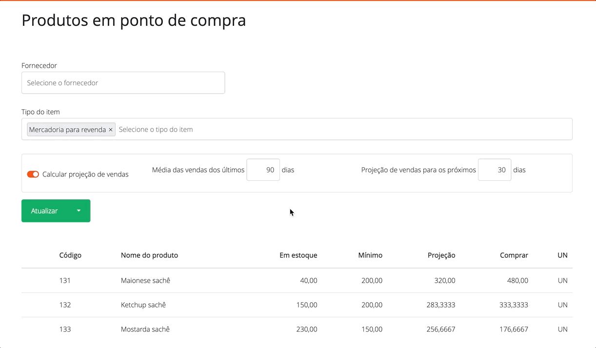 Última Compra