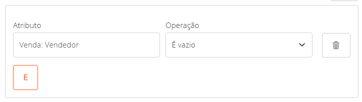 Filtro vendas sem vendedor