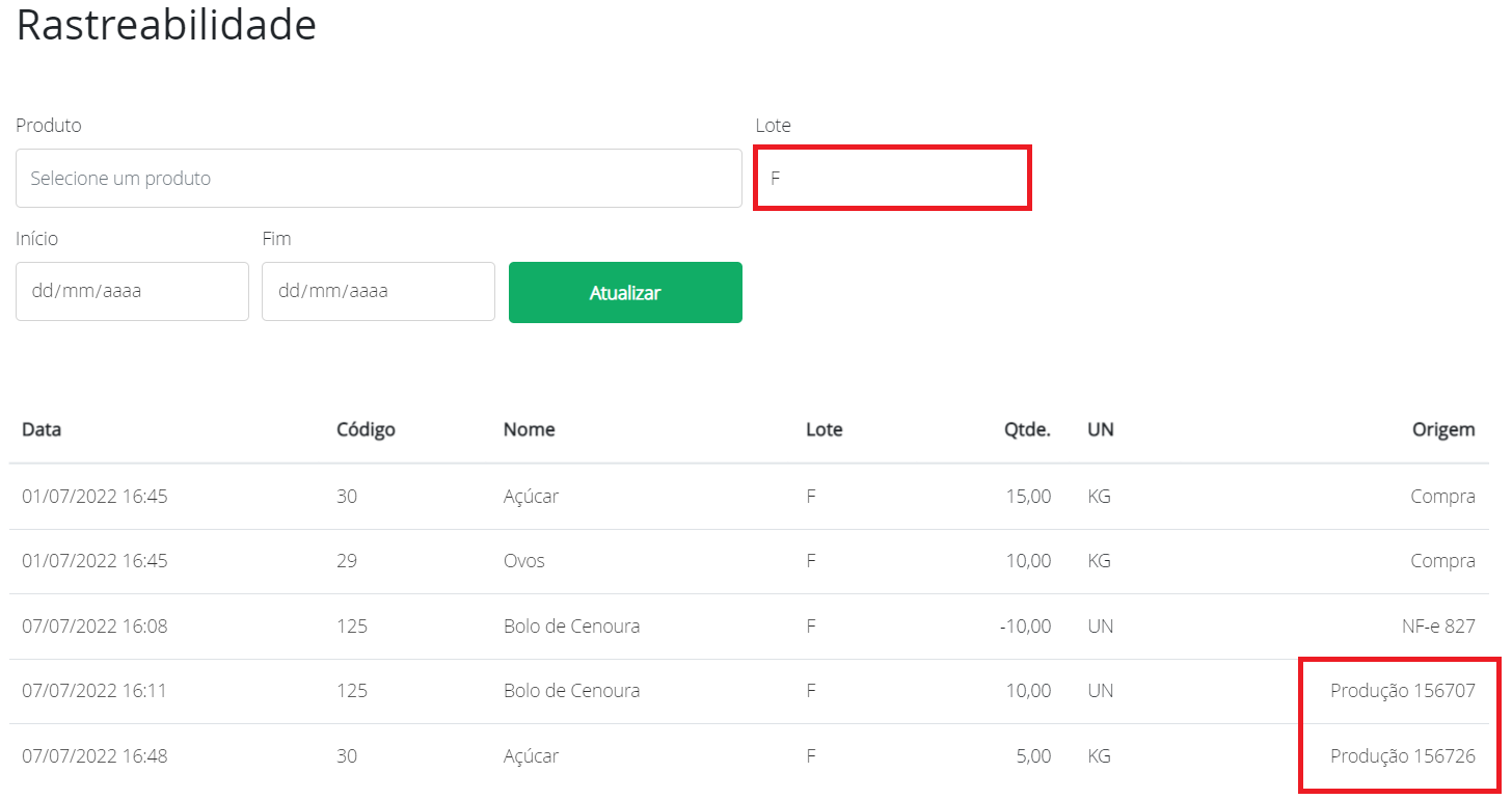 Lote final