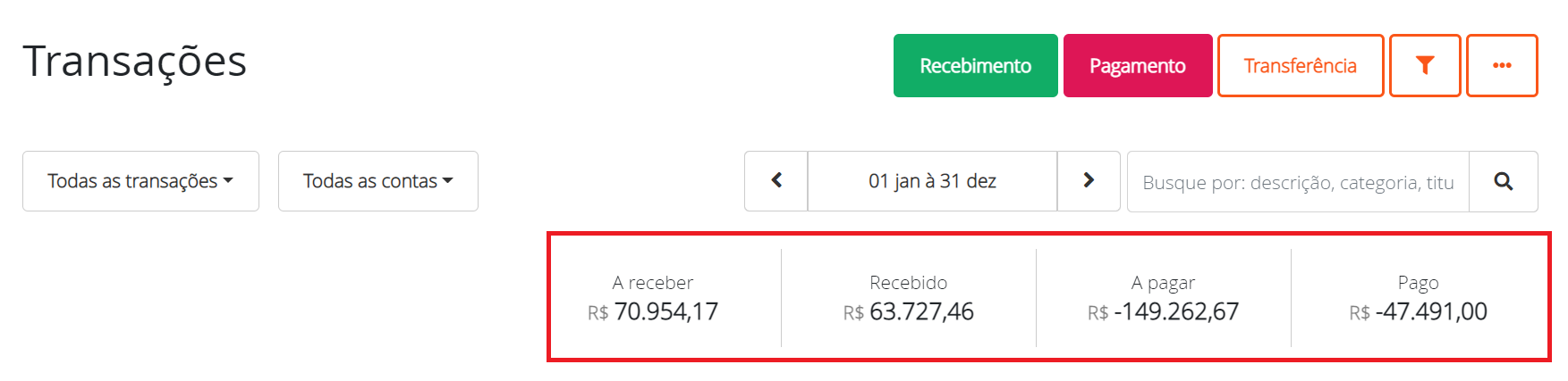 Totalizadores