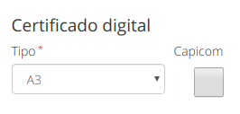 Certificado A3 Capicom