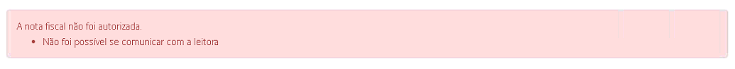 Erro NF-e 7