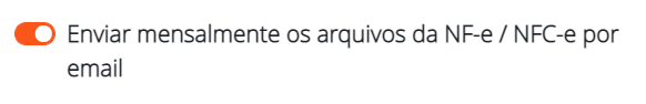 Enviar mensalmente os arquivos da NF-e/NFC-e por email