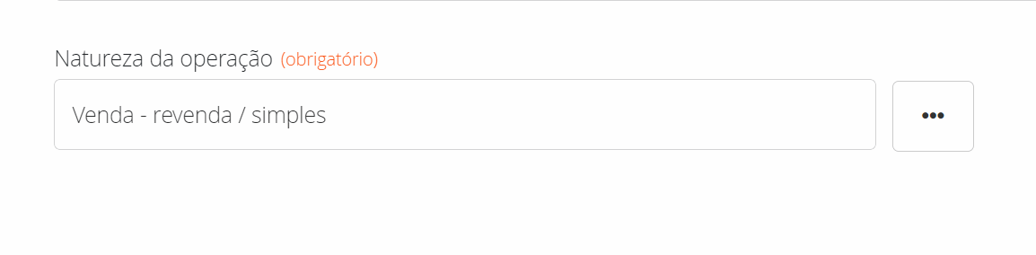 Mudando a natureza da operação