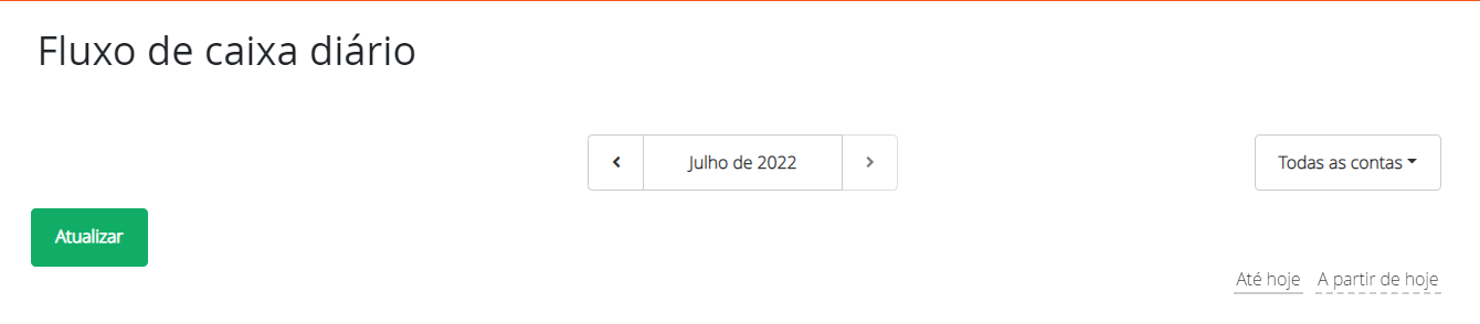 Filtros do fluxo de caixa