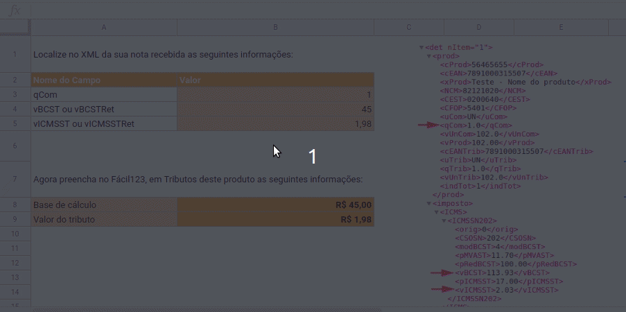Usando a Planilha de ST