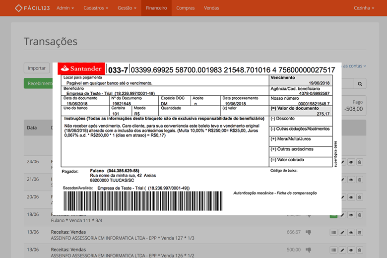 Boleto Fácil. Controlar o seu financeiro não precisa mais ser uma dor de cabeça.