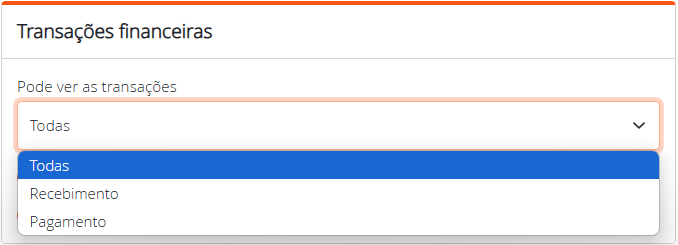 Visibilidade de transações